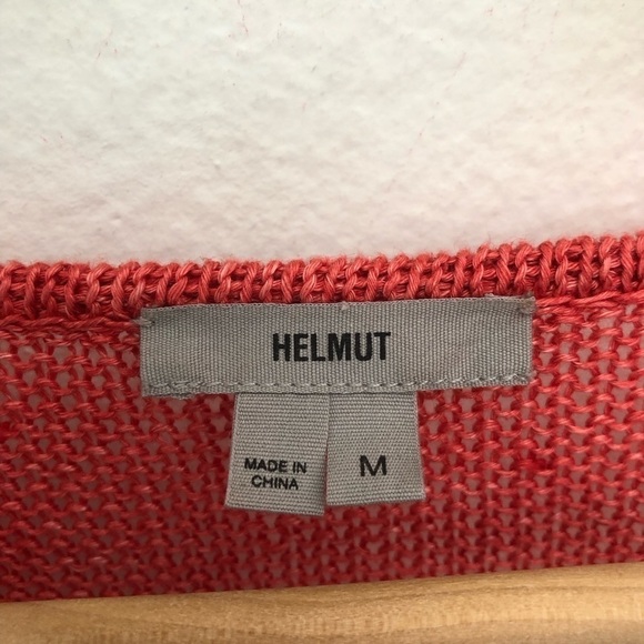 Helmut Lang Linen Oversized Open Knit Sweater - Picture 6 of 12